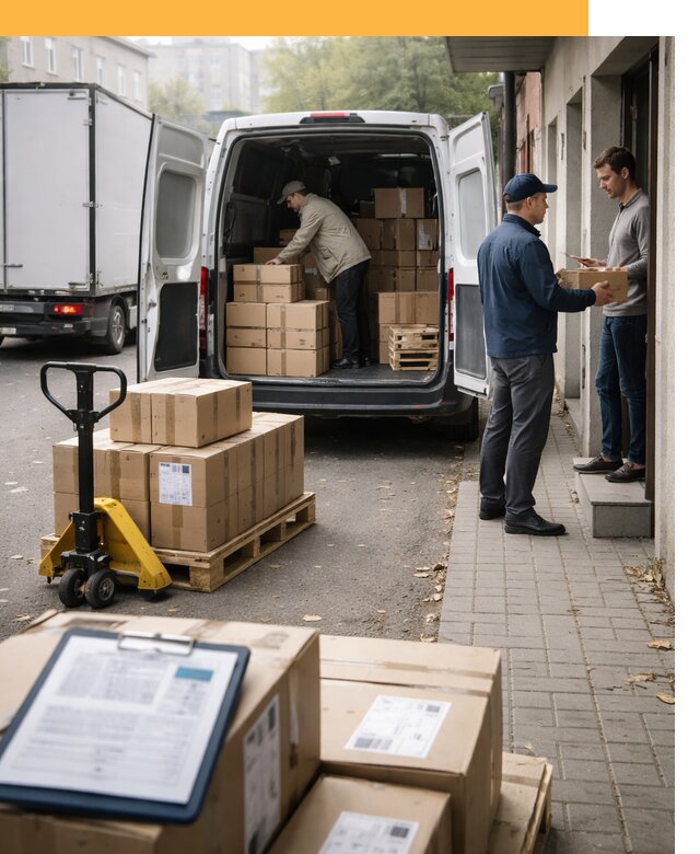 Доставка грузов от двери до двери с таможней от 45887 руб.