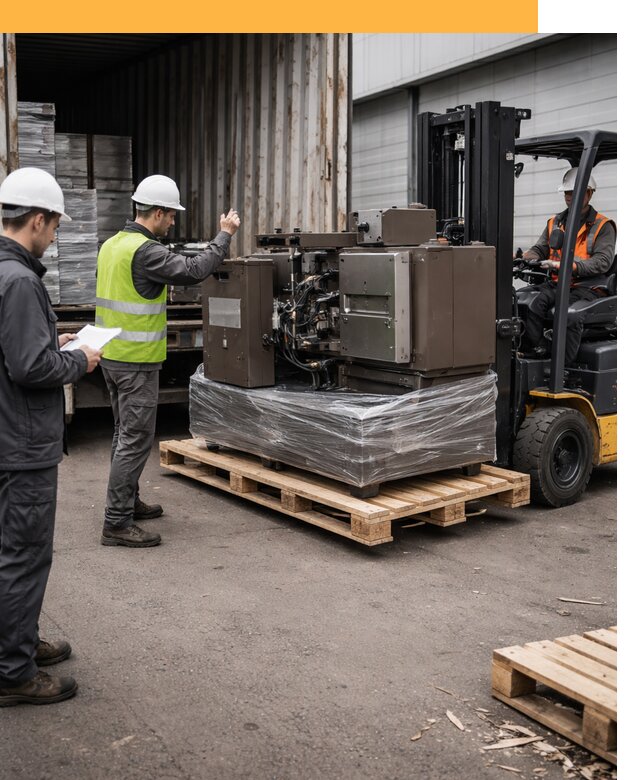 Доставка промышленного оборудования из Европы от 45887