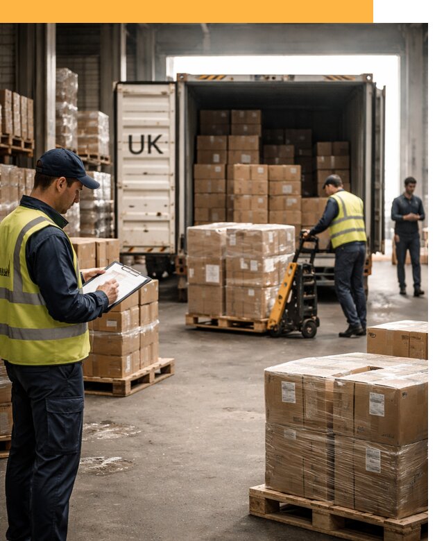 Доставка грузов из Великобритании с таможенным оформлением от 12746