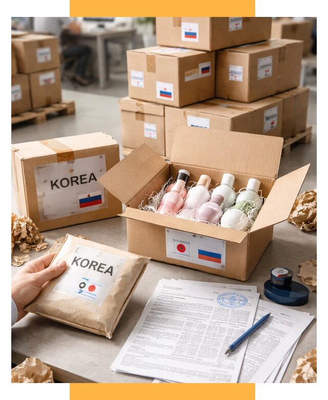 Доставка косметики из Кореи от 8667 р. под ключ | СетСервис-Ссн