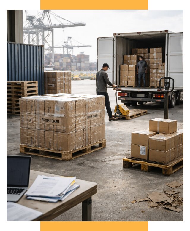 Доставка грузов из Израиля от 15296 р., логистика от СетСервис-Ссн