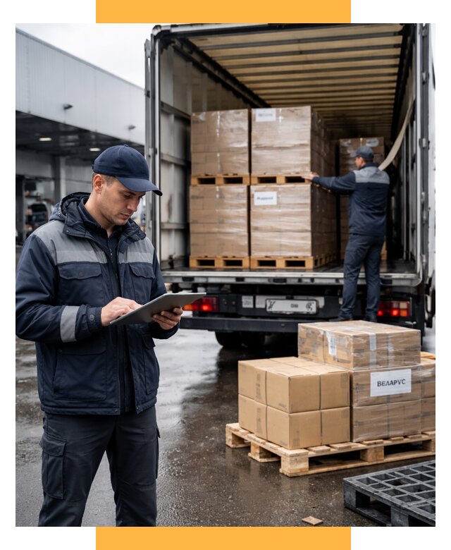 Доставка грузов из Беларуси от 15296 р. логистика СетСервис-Ссн