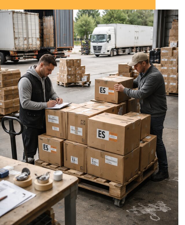 Доставка грузов в Испанию автотранспортом от 35690 руб