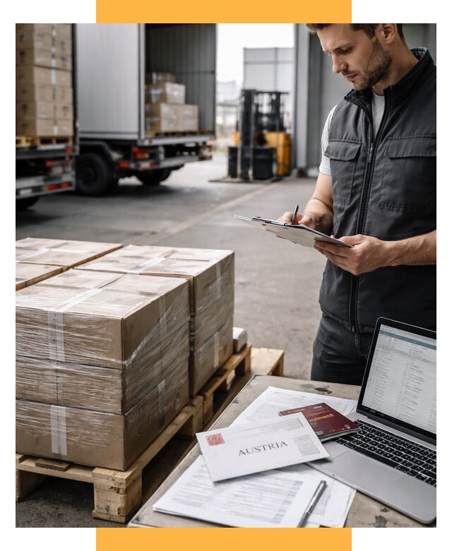 Доставка в Австрию от 66281 р. Логистика и экспорт СетСервис-Ссн