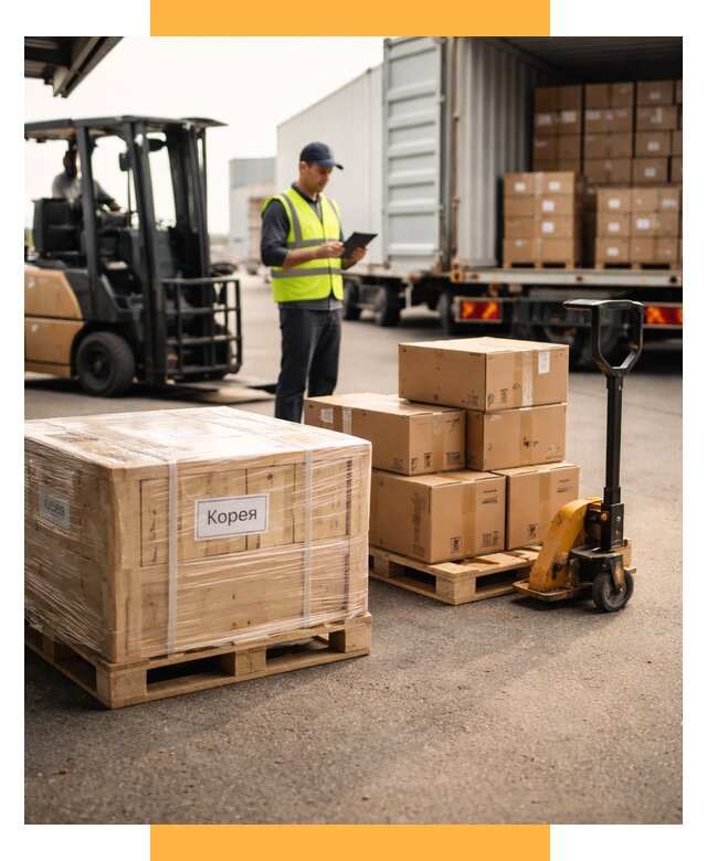 Доставка грузов в Корею из России от 35690 р. | СетСервис-Ссн