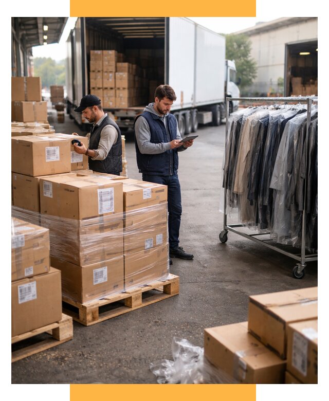 Перевозка и доставка одежды из Китая от 7648 р., СетСервис-Ссн