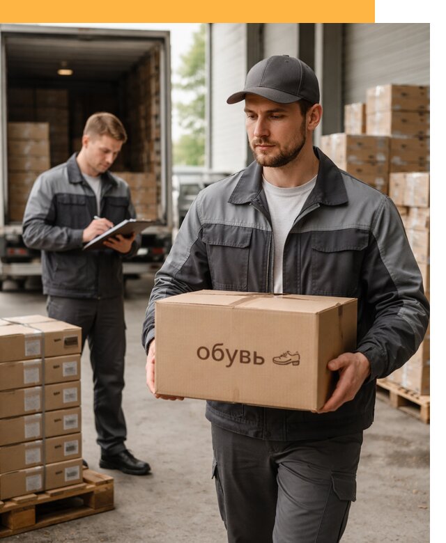 Международная перевозка обуви с таможенным оформлением от 4589