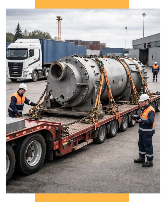 Перевозка тяжеловесных грузов под ключ от 152955 р. | СетСервис-Ссн