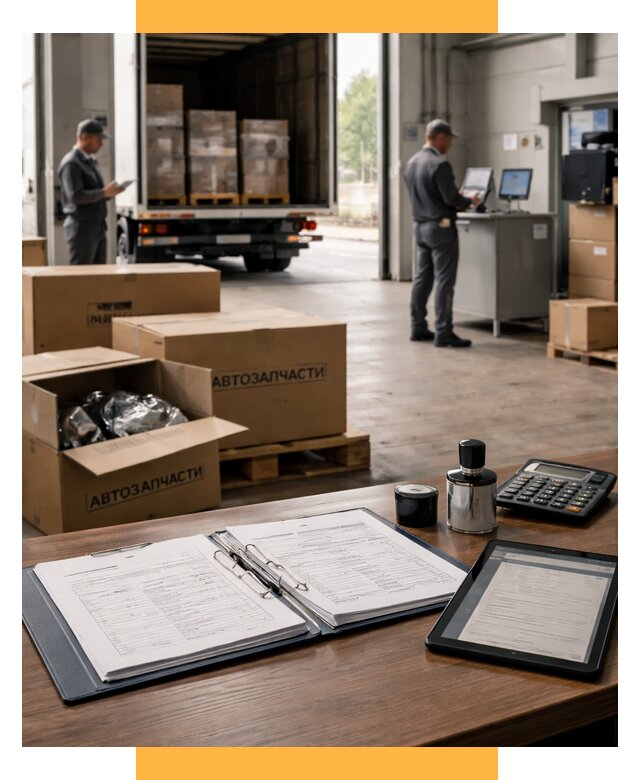 Таможенное оформление автозапчастей под ключ от 8667 р., СетСервис-Ссн
