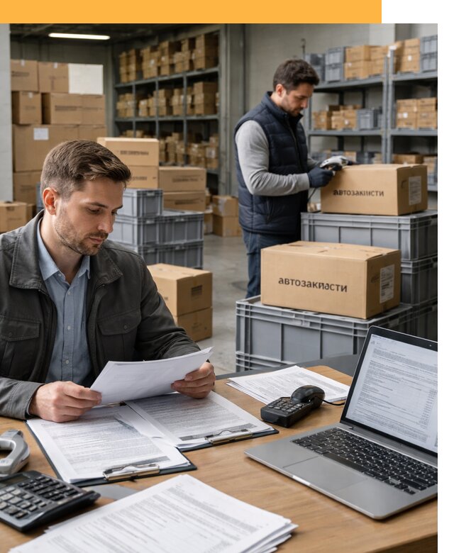 Таможенное оформление автозапчастей по выгодным тарифам от 8667