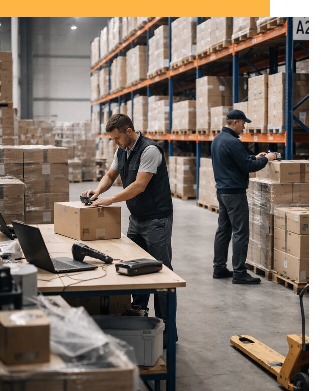 Склад консолидации в Европе: хранение, сортировка от 6628